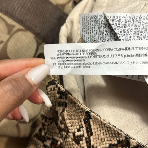 Zara Sneak Print Pants, fit M - Picture 11 of 12